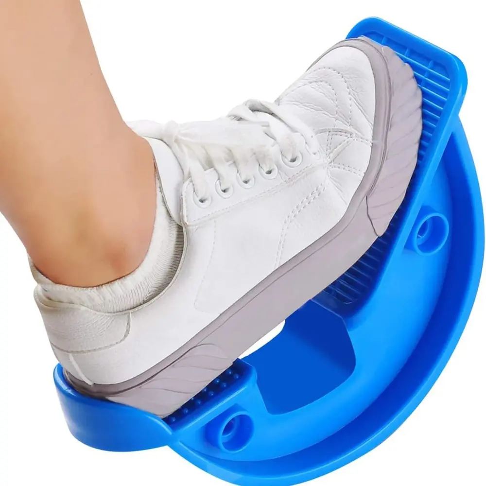Foot Rocker Calf Stretcher – Ankle Stretch and Mobility Board for Leg Muscle Stretch, Improve Flexibility & Balance, Lightweight Exercise Equipment for Home Gym, Yoga, Physical Fitness