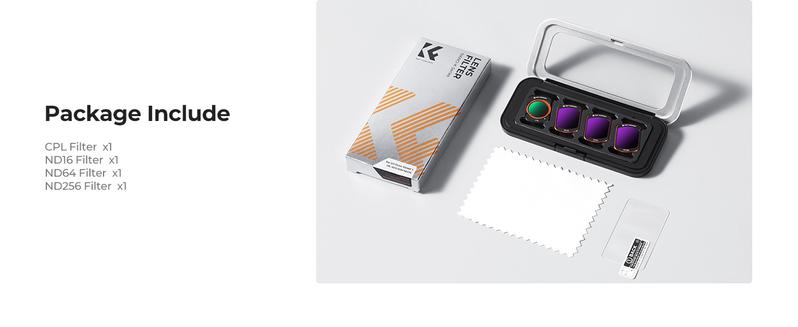 K&F Concept K-Series CPL ND Filter Kit Compatible with DJI OSMO Pocket 3 Creator Combo Accessories, CPL ND16 ND64 ND256 Magnetic Action Camera Neutral Density Polarising Filters HD Optical Glass K&F Concept K-Series CPL ND Filter Kit Compatible with DJI OSMO Pocket 3 Creator Combo Accessories, CPL ND16 ND64 ND256 Magnetic Action Camera Neutral Density Polarising Filters HD Optical Glass