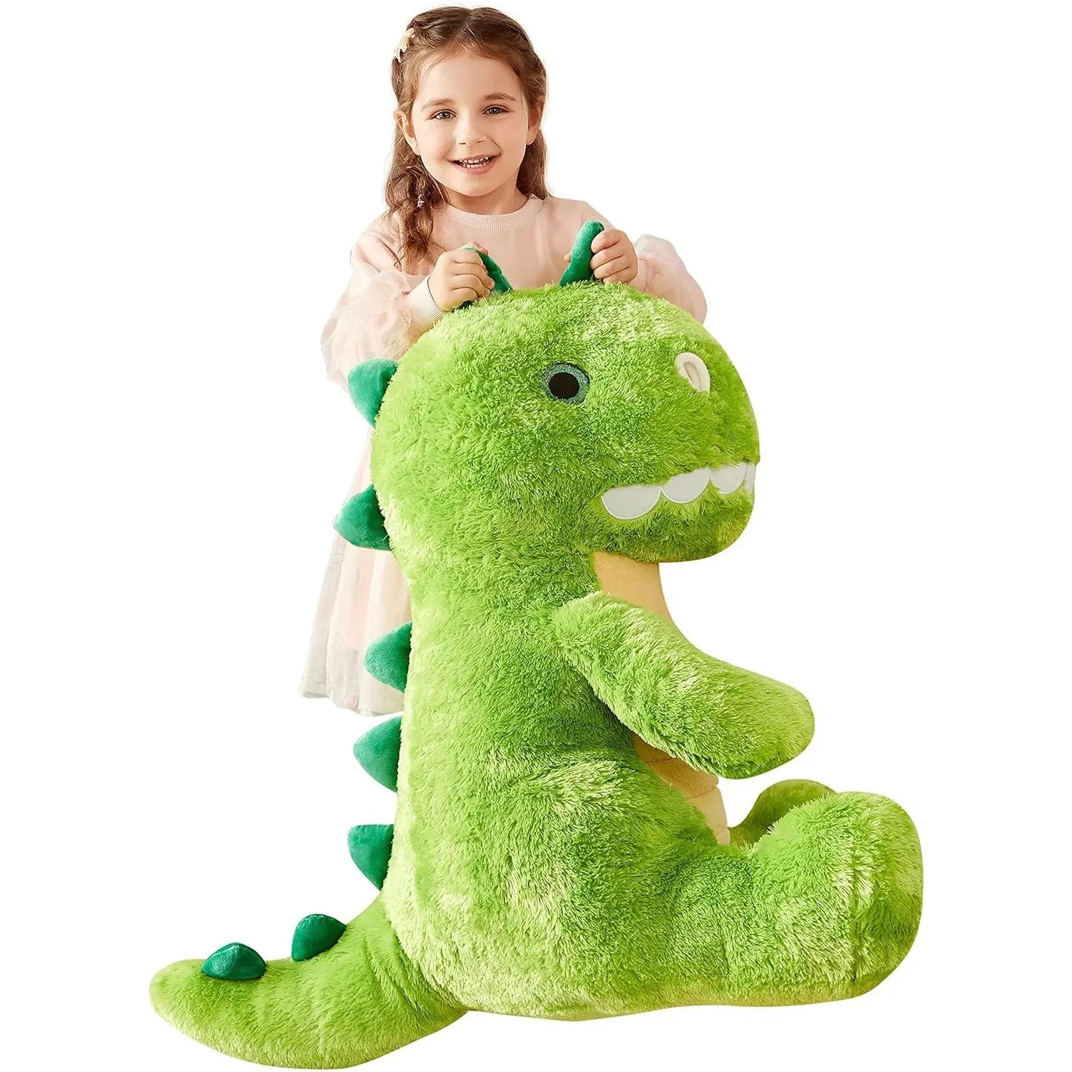 Large Dinosaur Stuffed Animal Plush Toy 23" Jumbo T-Rex Soft Plushie Gifts for Kids