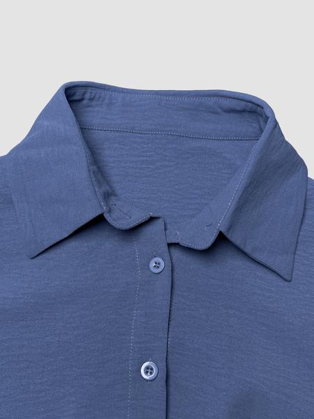 V Neck Pleated Belt Waist Tie Casual Long Sleeve Dress, Comfortable Resort Wear for Women, Stylish Summer Dress for Any Occasion