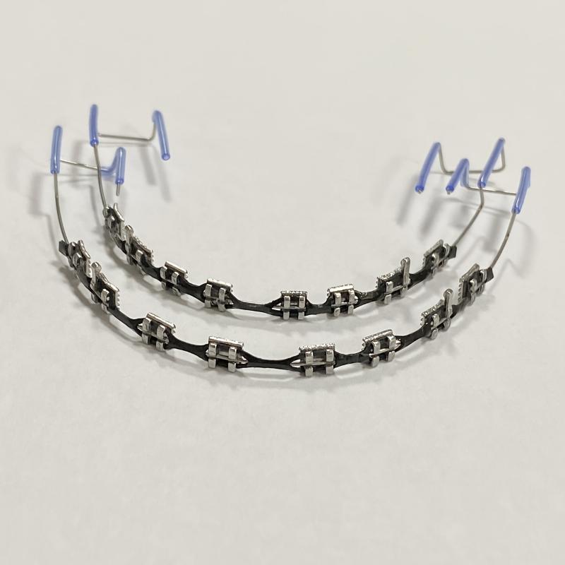 Colorful Temporary Teeth Decorations |                      Braces with Rubber Bands & Stainless Steel |                       Vibrant Party Style for Halloween, Thanksgiving, Christmas |                       Durable, Easy-to-Use Beauty Retouching Gear M