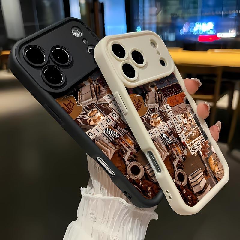 G-Gilmore Girls aesthetic Soft&Flexible TPU Silicone Phone Case For iPhone 17 Pro Max AIR 16 15 14 13 12 11 Plus XSMAX Cases Durable|Shockproof|Full Camera Protection|Anti-Scratch|Anti-Fingerprint|Slim Fit|Gift For Girlfriend/Men/Women