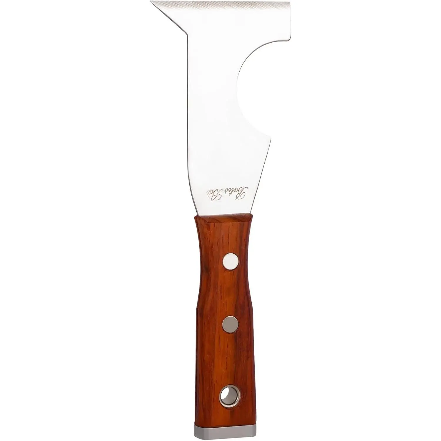 -  Scraper Tool, 5 in 1 Painters Tool, Rose Wooden Handle  Scrapers for , Putty , Metal Spackle , Metal Hammer End, Stainless Steel