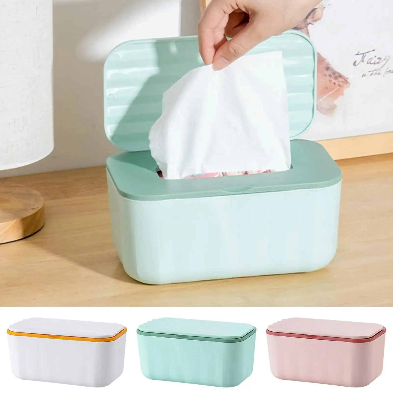 Spacious Efficient-Refill Refillable Wipe Holder Box, Modern Tissue Accessory, Multi-Use Diaper Wipes Dispenser for Bathroom, Kitchen