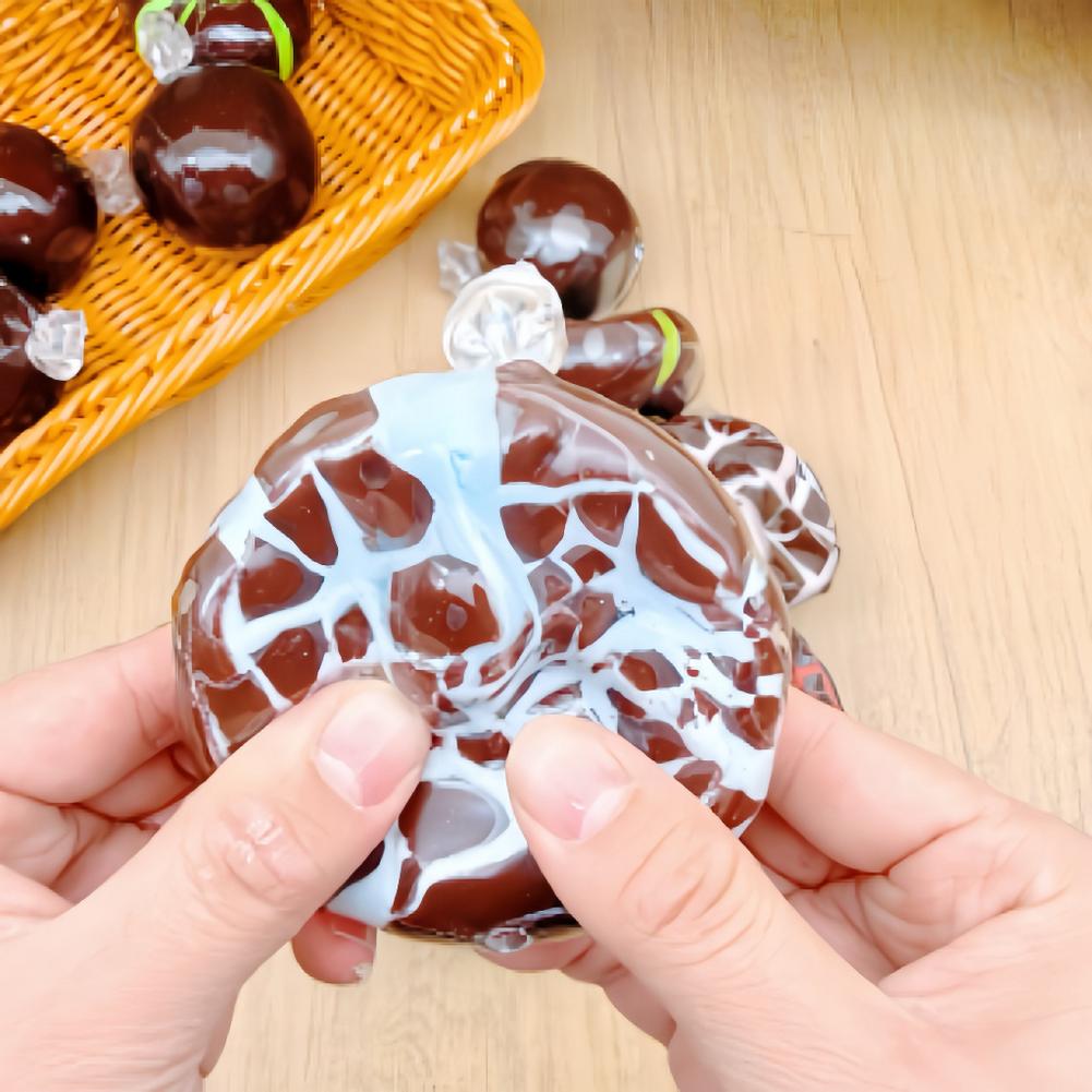 Crunchy Grape Squishy Toy Stress Relief Squeeze Toy Green Grape Crispy Texture Fidget Toy For Anxiety Adults Gift