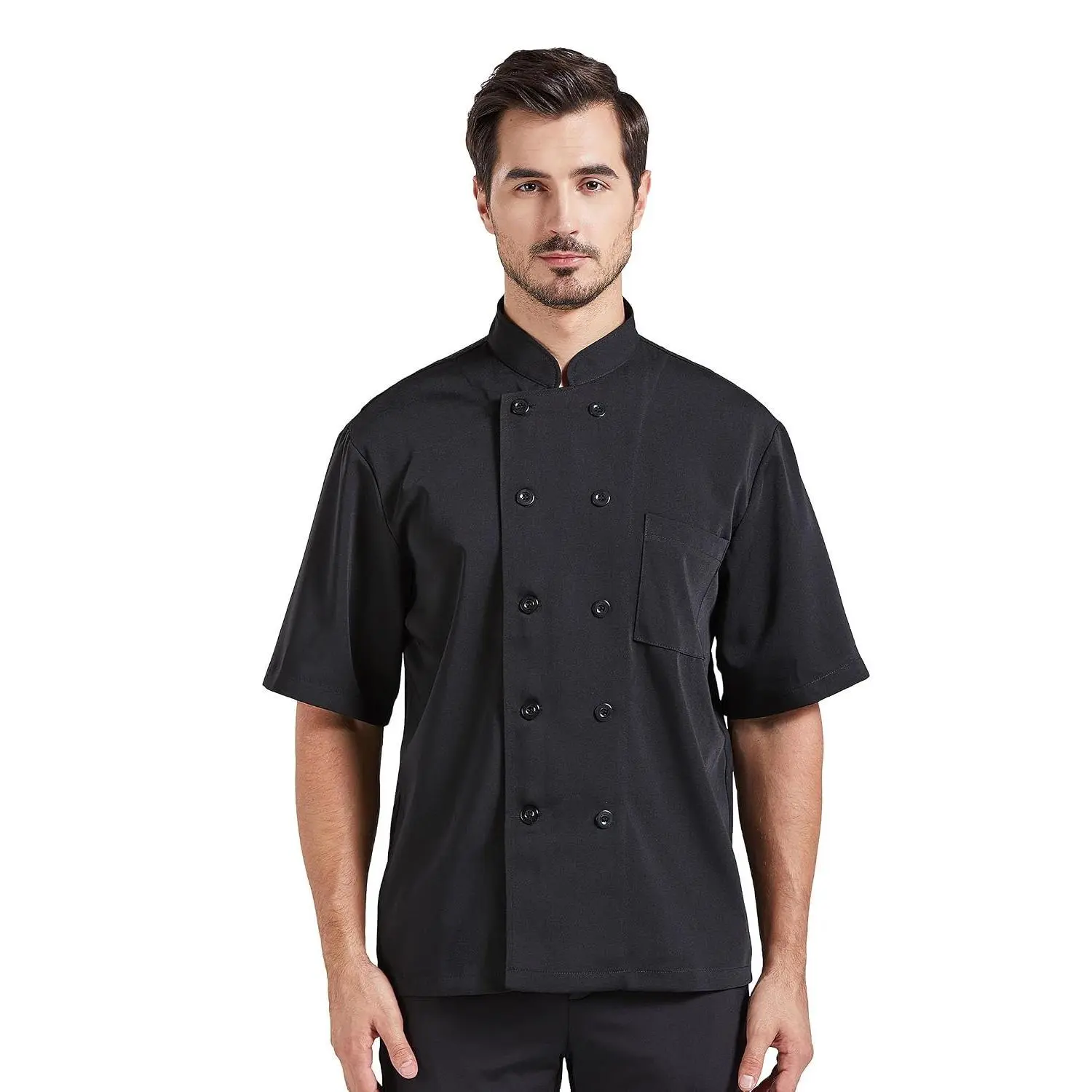 Unisex Chef Coat Short/Long Sleeve Chef Jacket
