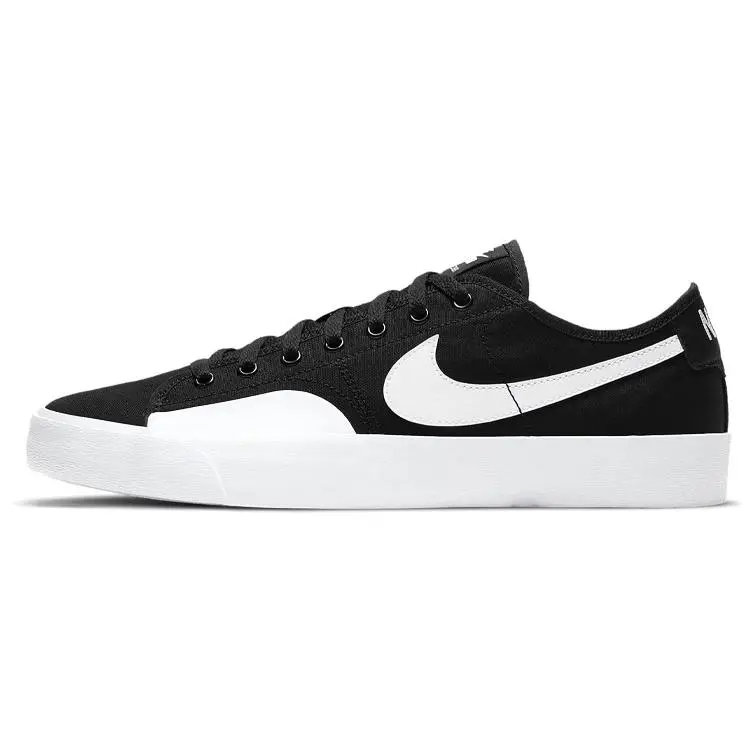 Nike Blazer SB Court Low Top Sneakers for Men and Women – Comfortable Black and White Verifiable, with credentials and supporting global authentication