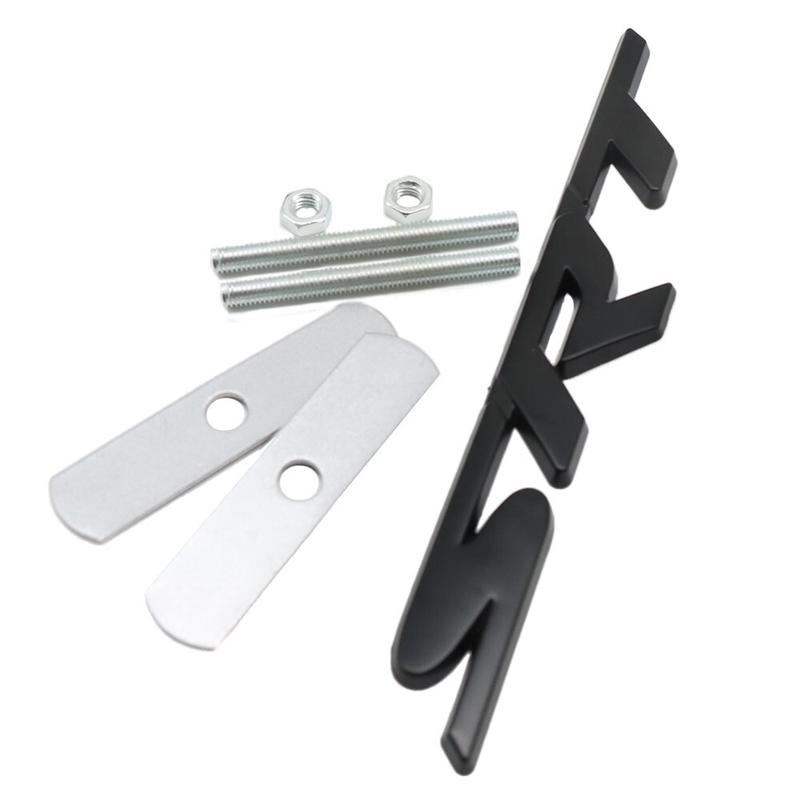 1pcs Front Grille SRT Emblem Badge Metal For HellCat Scat pack Front Grille Emblem Car Badge 3D Nameplate Bolt-ON