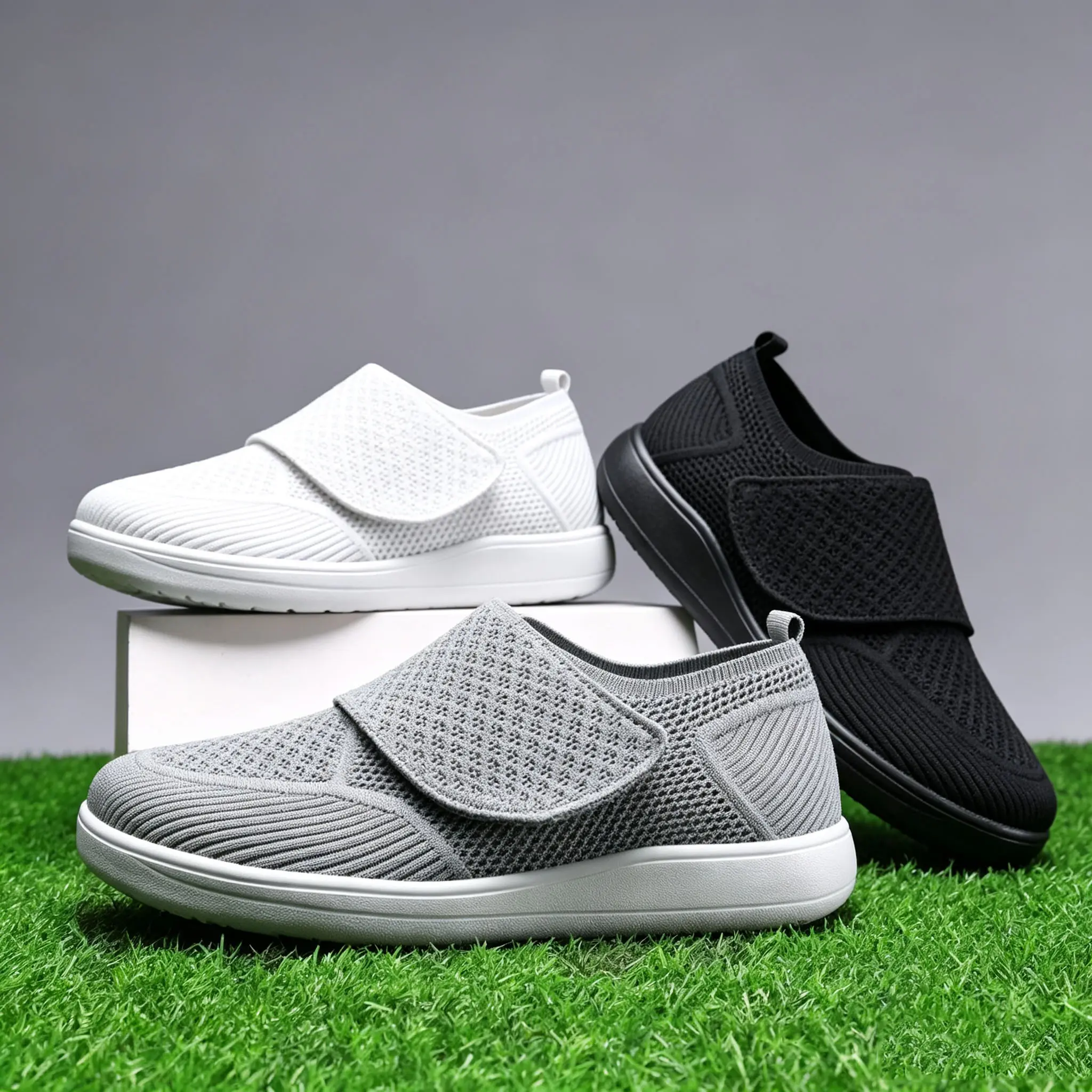 Women’s Adjustable Wide-Width Barefoot Slip-On Slippers - Indoor/Outdoor Comfort Casual House Shoes, Walking Shoes