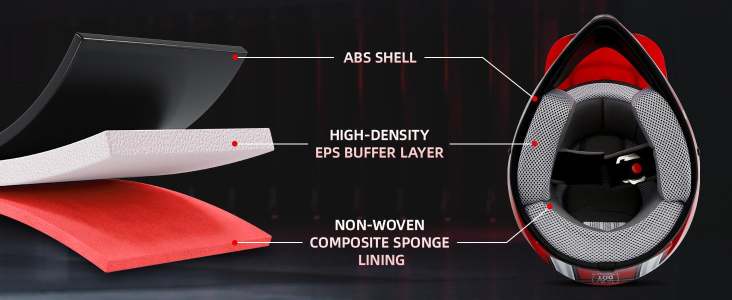 Youth Motocross Offroad Street Dirt Bike Helmet Youth Motorcycle ATV Helmet with Goggles Gloves Blue Flame M