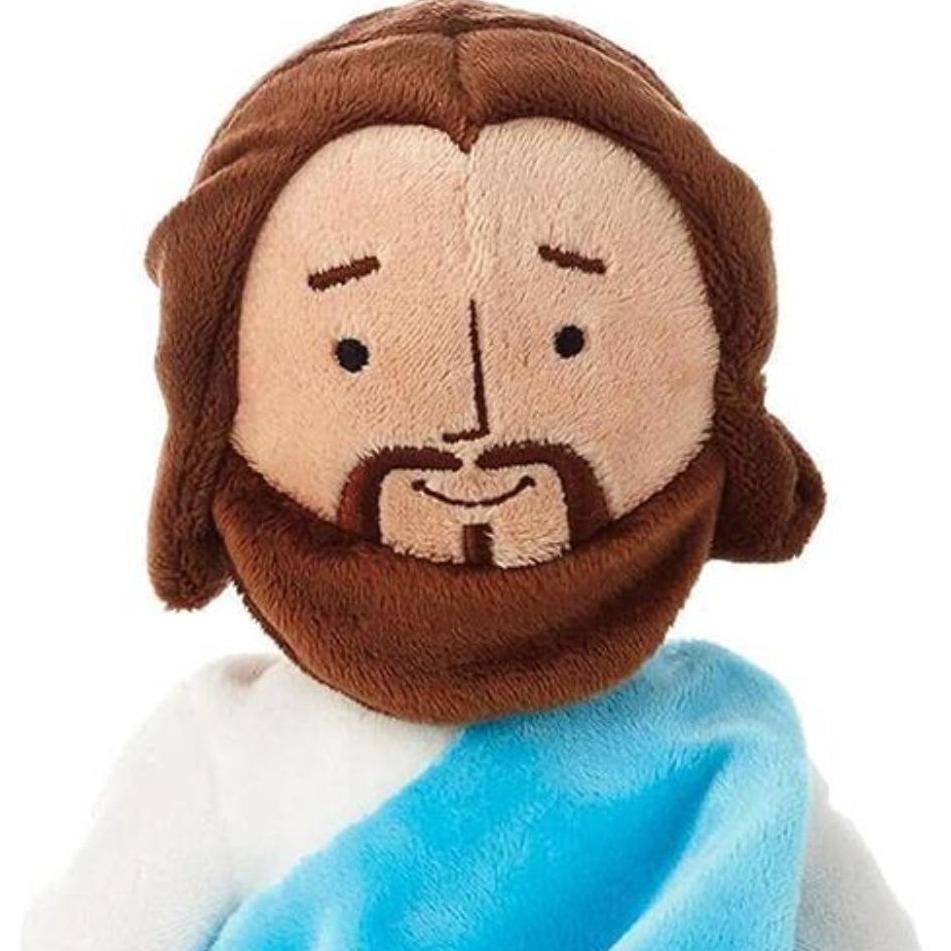 13" Jesus, Jesus Stuffed Plushie for Easter Christmas Church Christmas Church Religious Gifts for Adults(BLUE) boyfriend valentine