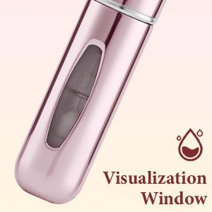 Portable Mini Refillable Perfume Atomizer Bottle, Travel Size Refillable Perfume Refill Bottle - Perfume Atomizer Refillables, Scent Pump Case, Small Perfume Spray 4 Pcs Pack of 5 ml