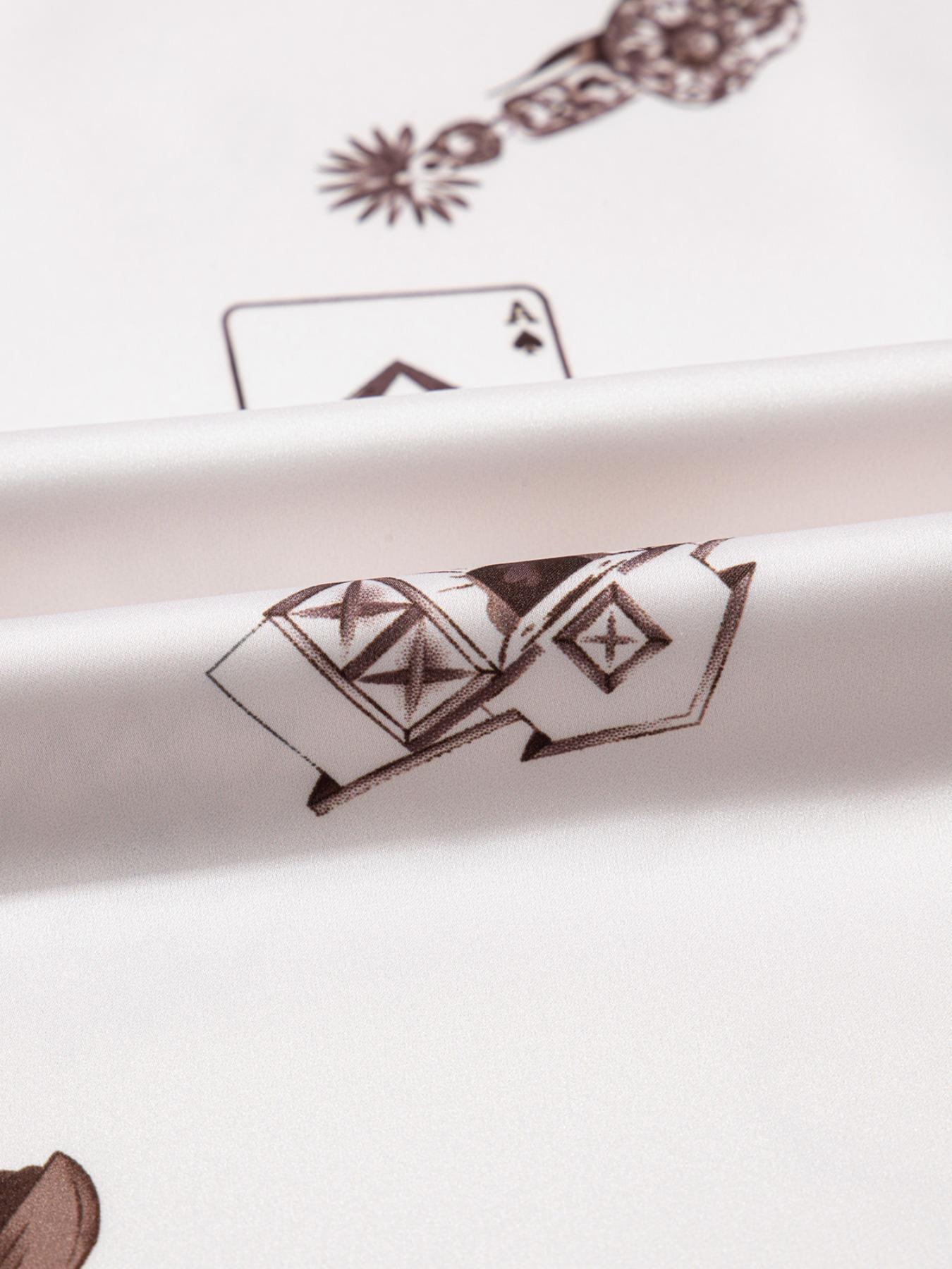 Women's Casual Western Style Satin Long Skirt, High-Waisted Fitted Print Design, All-Season Wearable, Perfect for Vacation & Daily