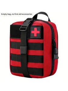 Quick Release Tactical First Aid Kit, Molle System Emergency Pack, Outdoor Sports & Military Use, Home, Travel, Office, Camping, Hiking