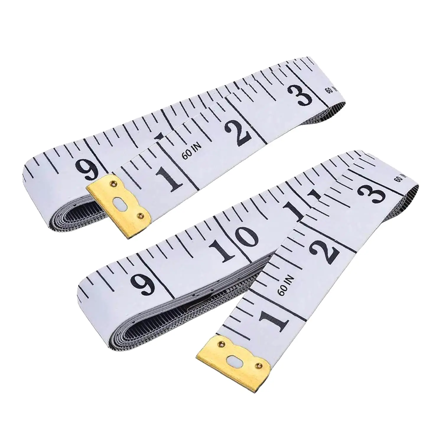Scale  Measuring Tape - 60 inches Soft Tailor Measuring Tape for Sewing Cloth - Fitness Ruler for  Measurements and  Use - Pack of 2