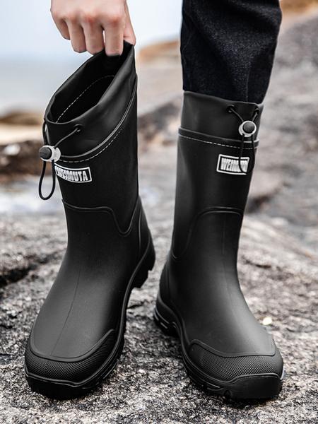 Men's & Women's High-Quality Anti-Slip Rain Boots with Cuff, Waterproof Kitchen Shoes, Garden Shoes, Motorcycle Boots, Fishing Shoes, Slip Resistant Boots, Waterproof Outdoor Footwear