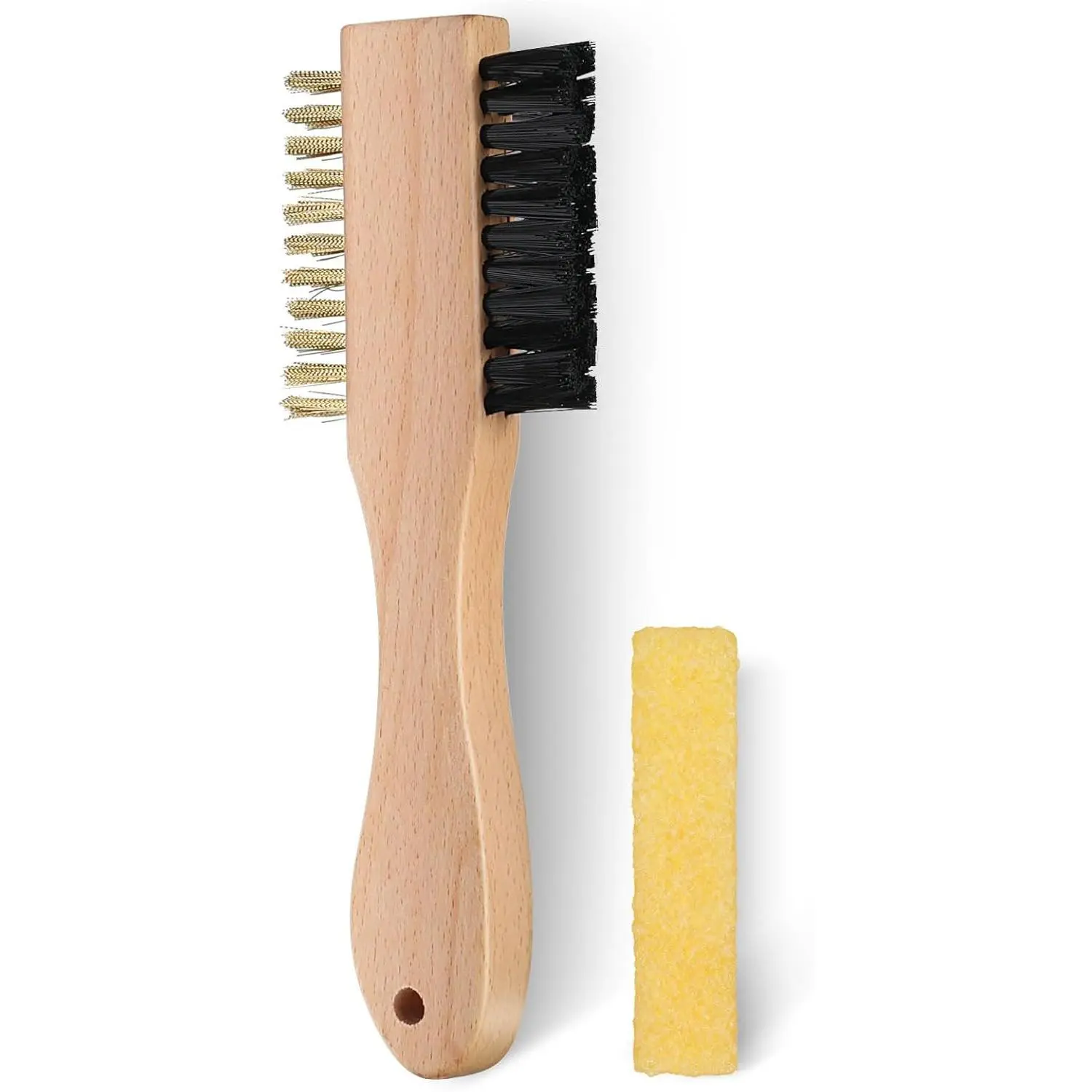2- Suede Brush and Suede Eraser, Suede Cleaner Kit, Suede Brush for Shoes Effectively Solves Stubborn Stains  Soft Bristle Shoes