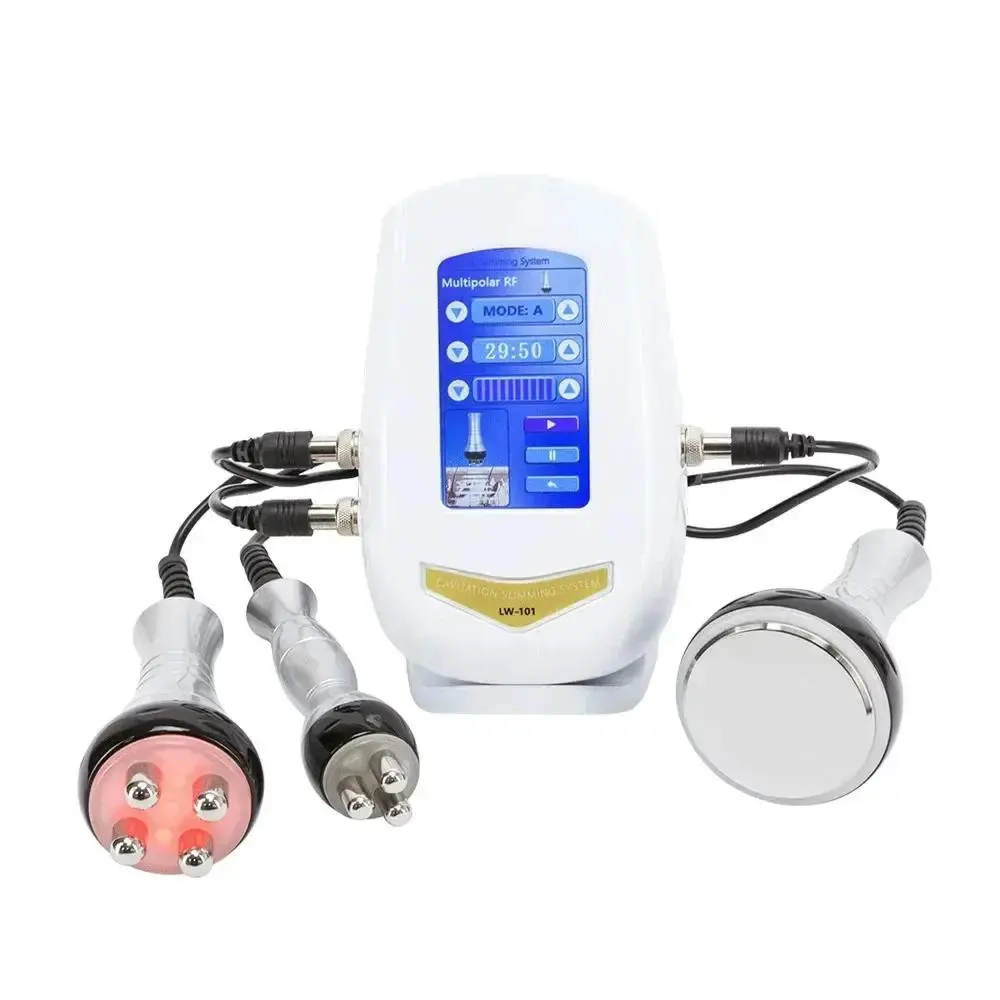 Three-In-One 40k RF Body Sculpting Device, Home Spa Beauty Instrument, Tighten Skin, Improve Skin Texture, Face, Arms, Waist, Abdomen, Legs