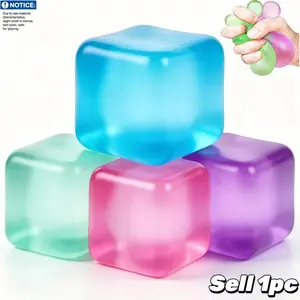 Fidget Toys Squishy Stress Cube - Squishy Fidgets, Stress Balls for Kids Adults, Sensory Toys for Autism, Classroom Prize Toys, Stress Relief, Decompression Squeeze