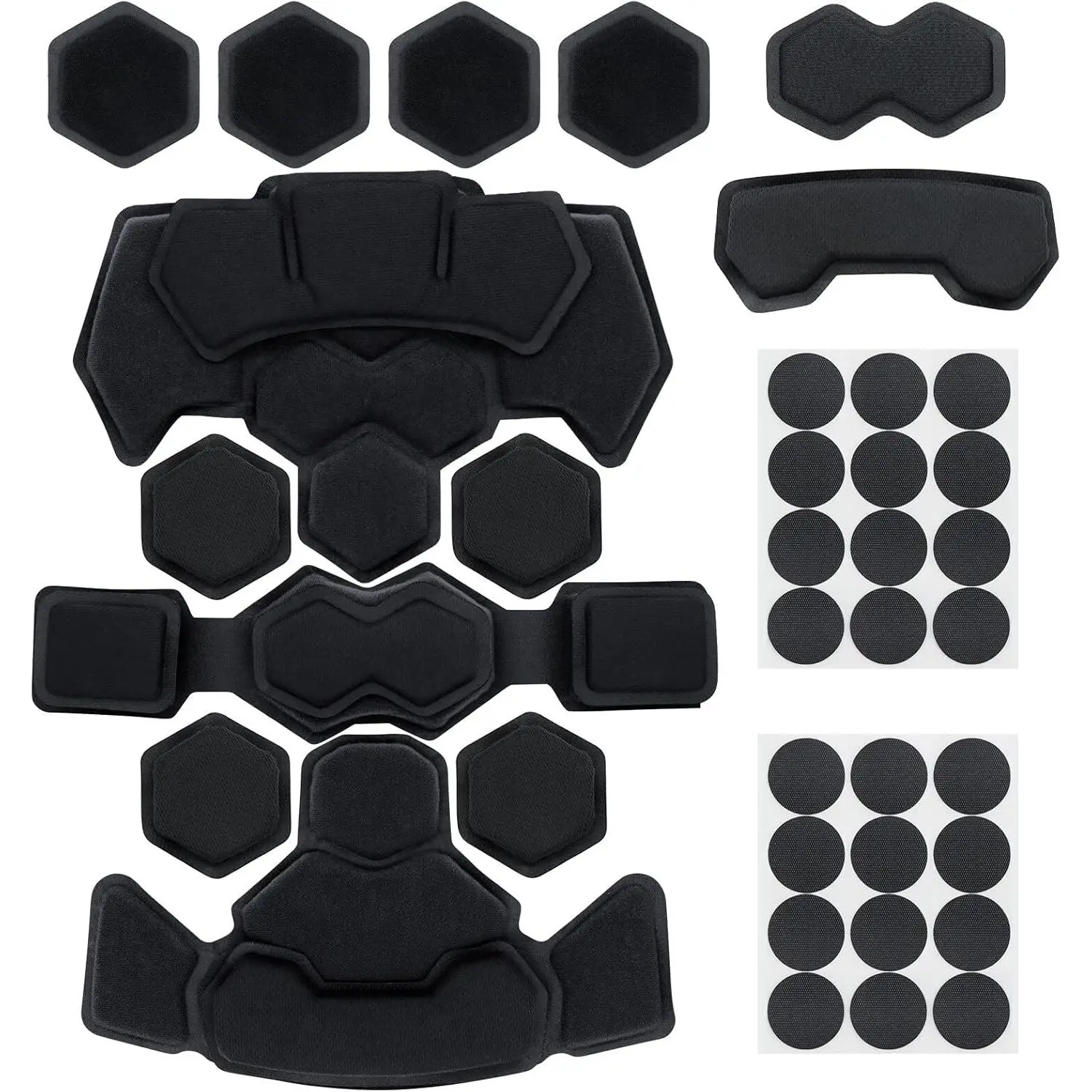 Tactical Airsoft Helmet Internal Memory Foam Padding Cushion Liner Pads for Fast MT MICH IBH AF ACH HelmetGift