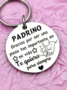 1 Godmother Christmas Keychain Gift from a Godchild, Fairy Tale Godmother Keychain, Mother's Day Gift, Perfect for a Fun Godmother