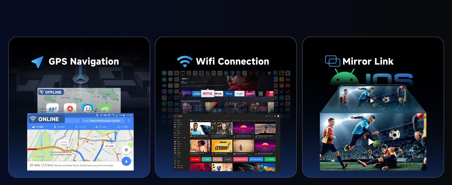 Rimoody 4+64GB Car Stereo Radio for Honda CR-V (2007–2011), Wireless CarPlay and Android Auto, 9-inch Touchscreen Display, Bluetooth Audio Receiver, GPS Support, Wi-Fi, Backup Camera, FM/RDS, Hi-Fi, Steering Wheel Controls (SWC)