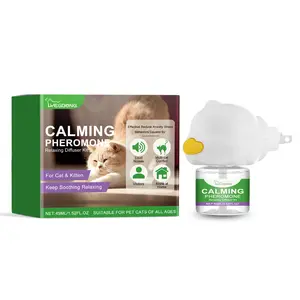 Yegbong Cat Calming Pheromone Diffuser: Feline Pheromones Plug in for Stress, Alone At Home, Spraying, Fighting, Scratching, Aggression & Excessive Meowing