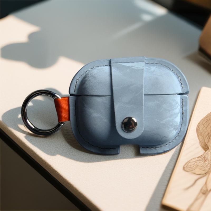 Soft PU Leather Earphone Case, Protective Headphone Cover Compatible With AirPods Series Models, Lightweight Durable Anti-Scratch Shell For Daily Carrying And Wireless Charging Use