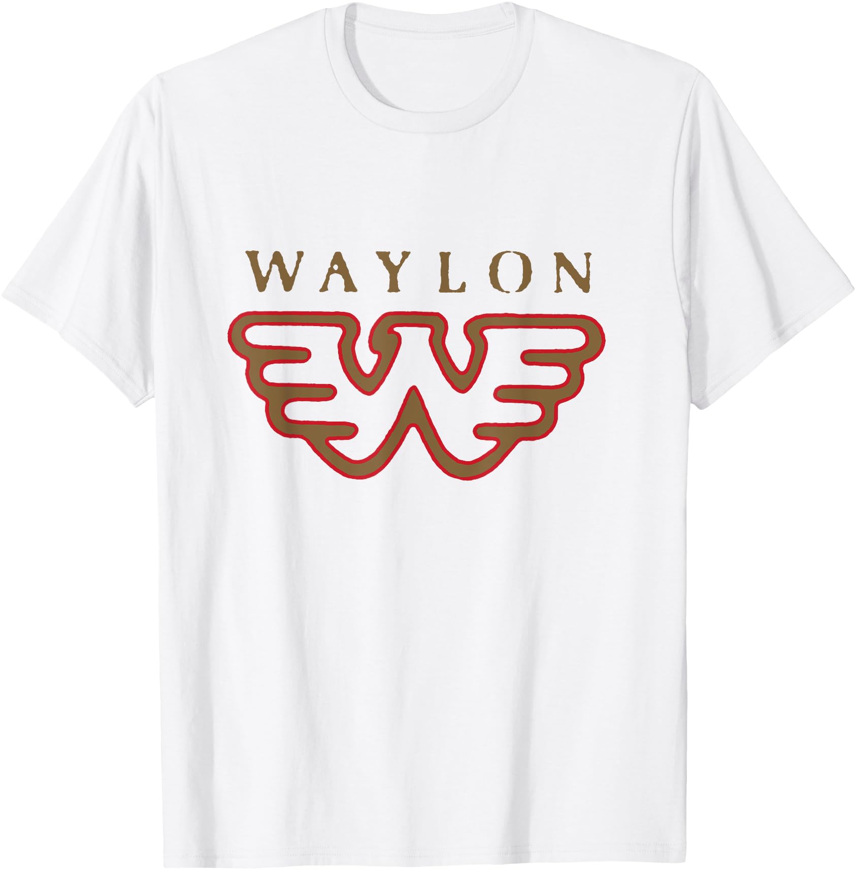 Waylon Jennings Flying W Graphic Tee| Classic Country Music Fan Short Sleeve Top