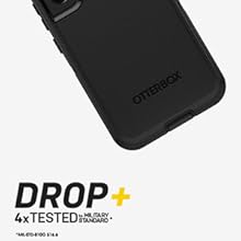 OtterBox Defender Series Screenless Edition Case for iPhone 14 Plus (Only) - Case Only - Microbial Defense Protection - Non-Retail Packaging - (Black)