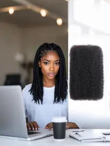 100g Bundle New 18-22 Inch High Heat Fiber Curly Hair Extensions, African Style Dense Curl, Braided Dreadlocks, Daily Wear, Role Play