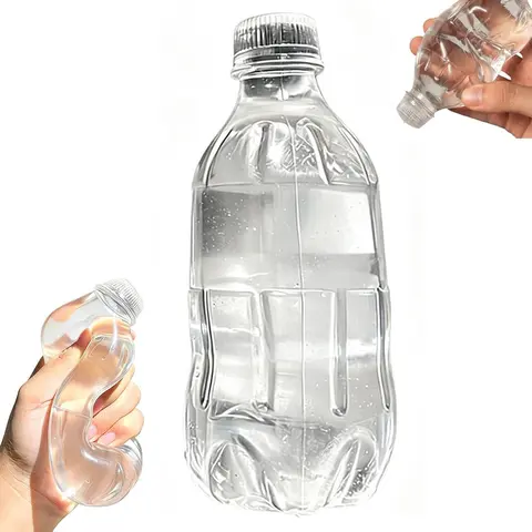 Transparent Slow-Rise Unisex Soft TPR Malt Sugar Water Bottle Squishy Sensory Fidgets, Fidgets for Anxiety, Calming Slime & Squishy Toys for Stress Relief