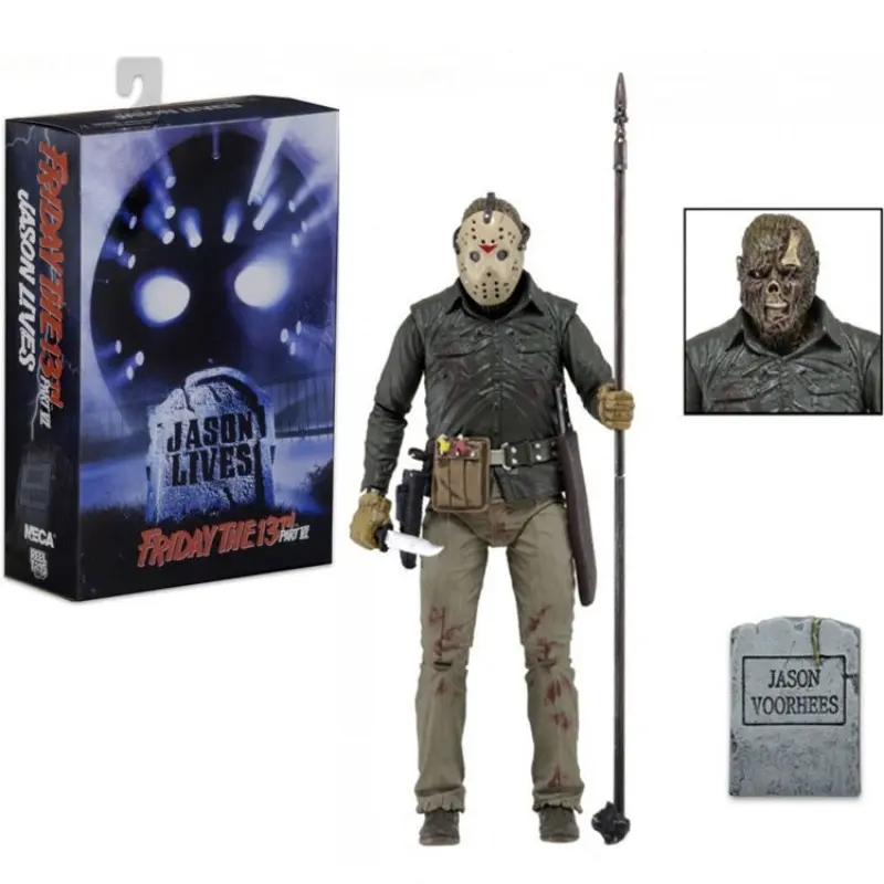 Neca 39714 Jason 30th Anniversary Deluxe Figure, Collectible Model, Perfect for Parties, Holidays, Halloween, Easter Gifts
