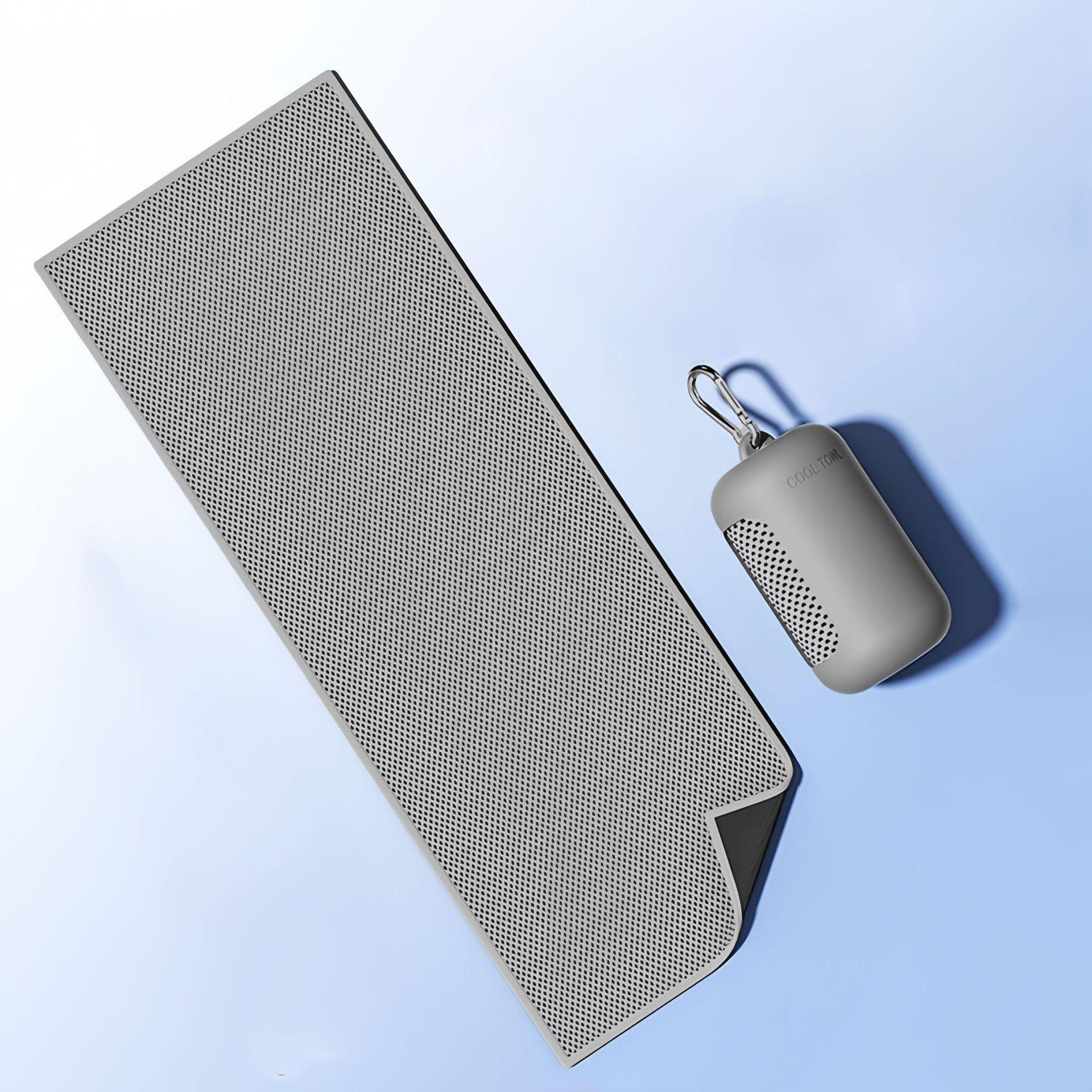 Silicone cover summer cold sports towel outdoor ice fitness running cold towel ice silk quick drying cooling ice towel