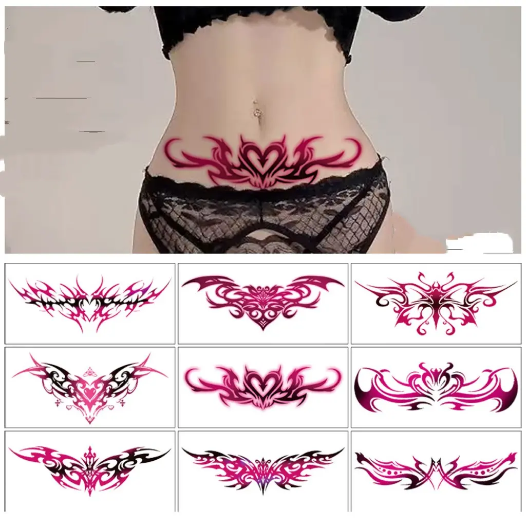 20 Pairs Couple Game: Sexy Squid Pattern Tattoo, Waterproof Temporary Body Tattoos, Romantic Gift for Couples