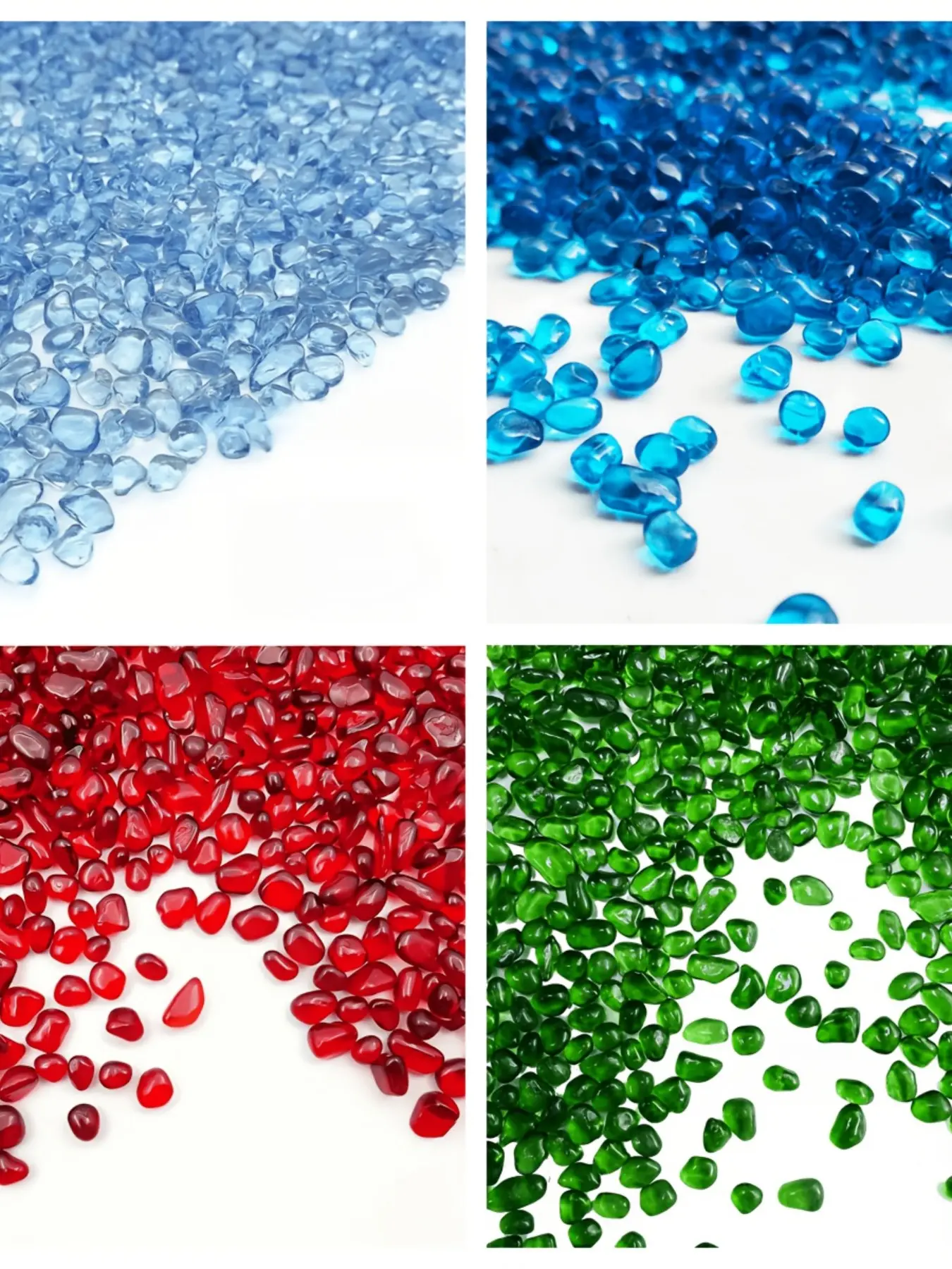 6-9mm Multi-Color Irregular Glass Crushed Stones, Sparkling Crystal Gravel for DIY Jewelry, Vase Filler, Home Decor, Fish Tank Bottom Sand