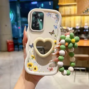 3pcs(Happy Bear phone Case+Lanyard+Stand) For OPPO F25Pro/F31 Pro/F19  Pro+/F21Pro/F27/F27 Pro/F29Pro/A40m/A40/A53/A54/A78/A79/A77/A77/A93/A94/A2x/A60/A57e/A58/A58X/A56 Cover For Reno11/Reno10 Pro/Reno 11F/Reno12Pro/Reno12F/Reno13F/Reno 14F/Reno15F Cover