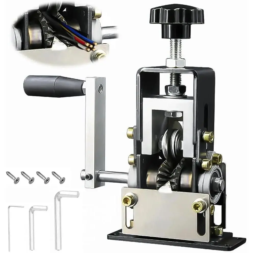 Automatic Copper Wire Stripper Machine, Pelador de  Electrico, Drill , Wire Stripper Machine, Maquina Peladora de  - Efficiently Strip Cables from 1-25mm with Ease