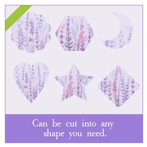 Lavender Scented Drawer Liners 24 Sheets for Dresser 15.7 x 22.8 Inch Non Adhesive Floral Print Fresh Style Kitchen Cabinet Shelf Closet Flower Aroma