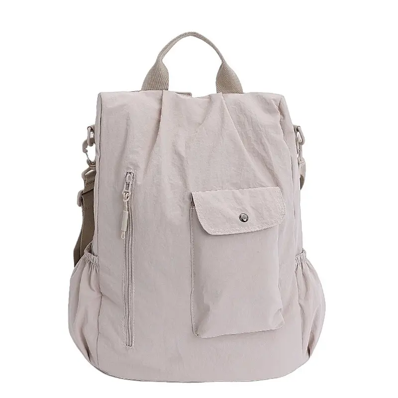 Women's New Multi-Functional Outdoor Casual Convertible Backpack, Large Capacity Shoulder Crossbody Travel Daypack for Daily Commute,Lightweight Wear-Resistant Fabric, Adjustable Detachable Straps, Secure Zipper Closure, All-Match Versatile Carry Bag