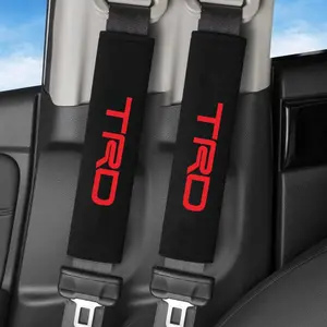 2pcs Car Seatbelt Shoulder Protectors, Simple High-End Design, Anti-Chafing, Suitable for Toyota Trd Models, Automotive Accessories, Boujee Car Accessories