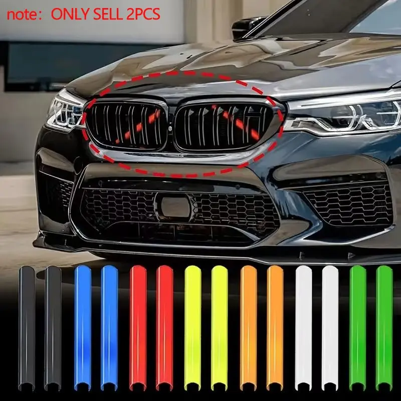 Bmw Grille Decor Strip, Original Car Grill Colorful Trim, Front Face Sporty Style, Compatible with Bmw Series, Durable Design, Car Accessory