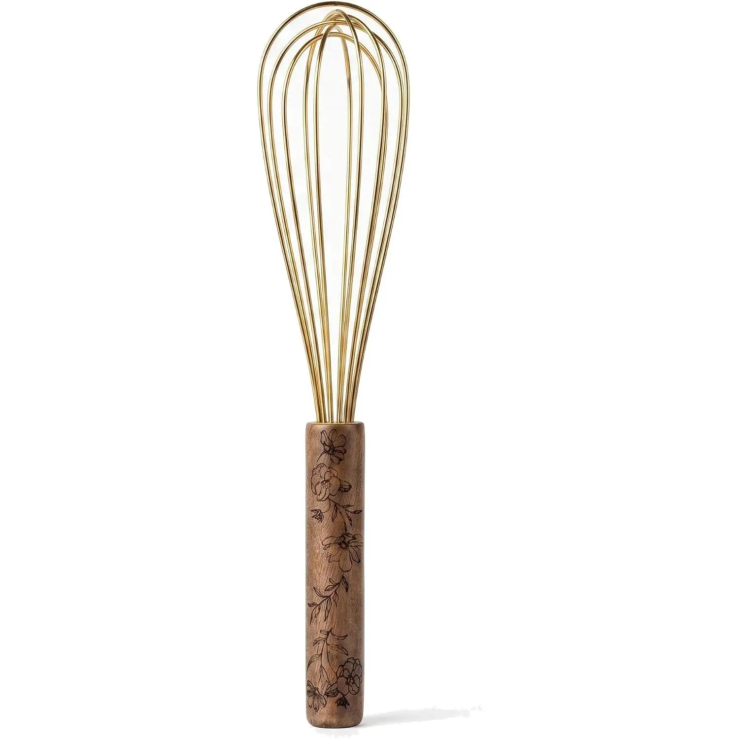 11.8" Whisk – 400 Series Spring Steel with  Handle, Durable Hand Mixer for Eggs, Batter, Cream, and Sauces, Kitchen Baking and Cooking Tool