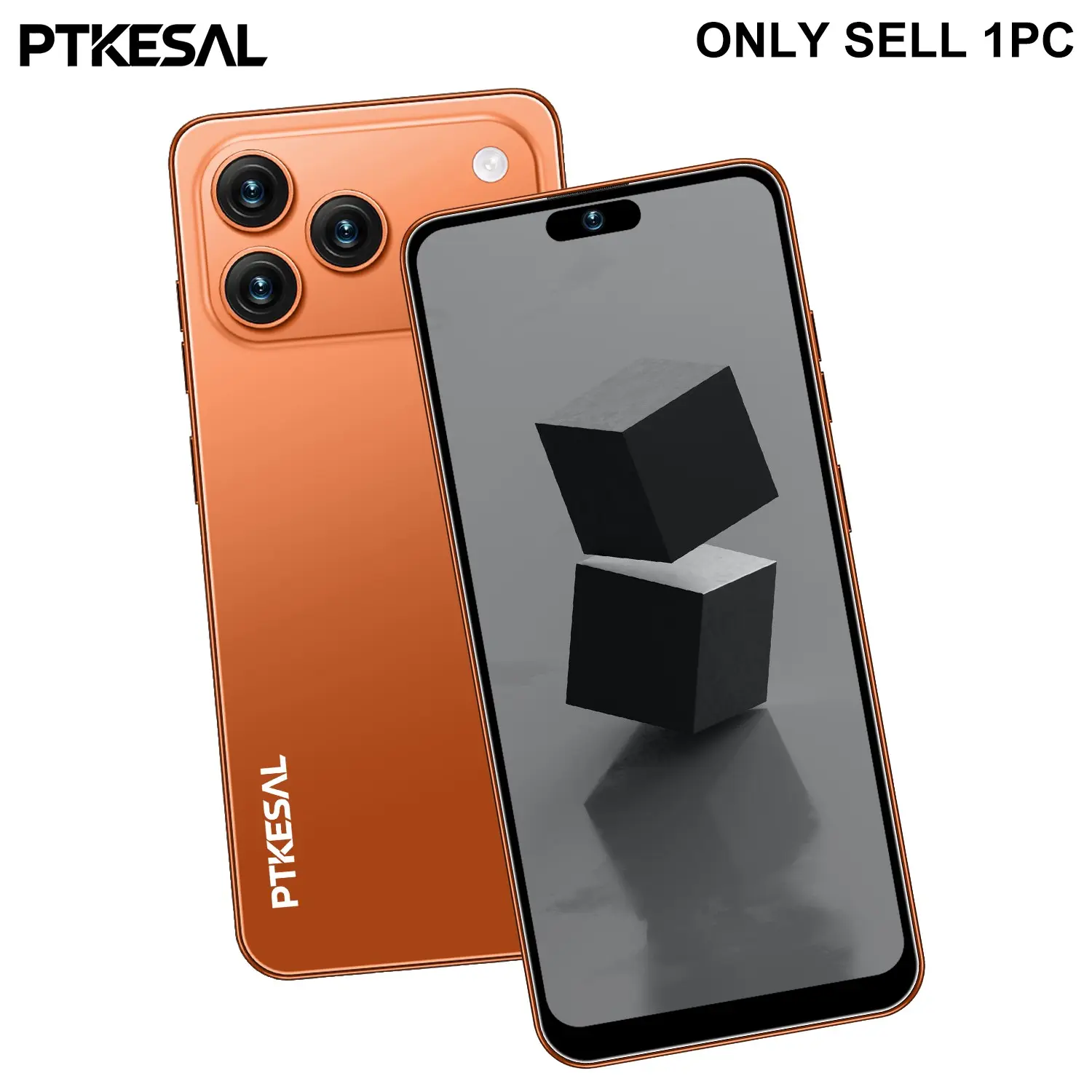 PTKESAL-17 Pro Max 4g Phone, Android Cell Phone, 6+64GB, Mtk6762 Octa-Core, Android 12, 16mp+20mp Cameras, 5000mah Battery, Face & Fingerprint Unlock, Quick Shot Button
