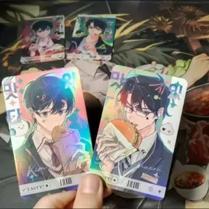 4 Pcs/Set New Korean Manga Omniscient Reader's Viewpoint Laser Lomo Card Yu Junghyeok,Kim Dokja HD Photocard Fans Friend Gift