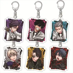 Manga Tougen Anki Acrylic Key Chain Figure Ikari Yaoroshi Shiki Ichinose Naito Mudano Cosplay Costume Key Tags Backpack Pendant