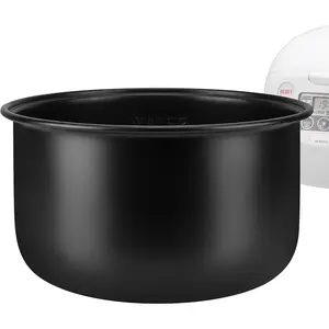 Rice Cooker Aluminum Inner Pot Compatible with Tiger JBV-10CU, Tiger JBV-A10U, Zojirushi NS-WAC10, NS-WXC10, AROMA ARC-6106, Dishwasher Safe, Replacement Bowl