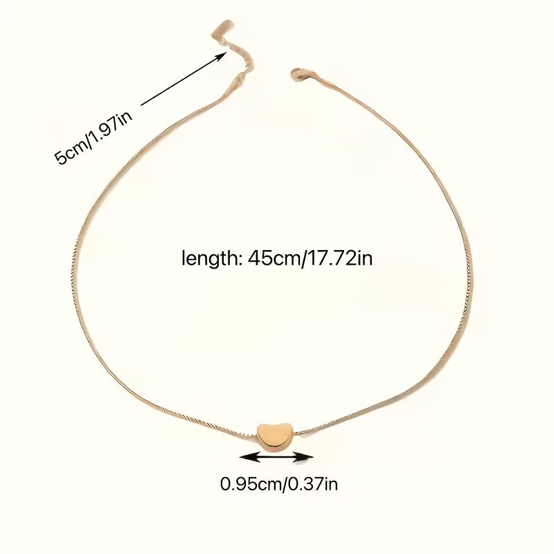 Stainless steel box chain bean pendant necklace, simple, unique, and stylish design, suitable for holiday and daily wear