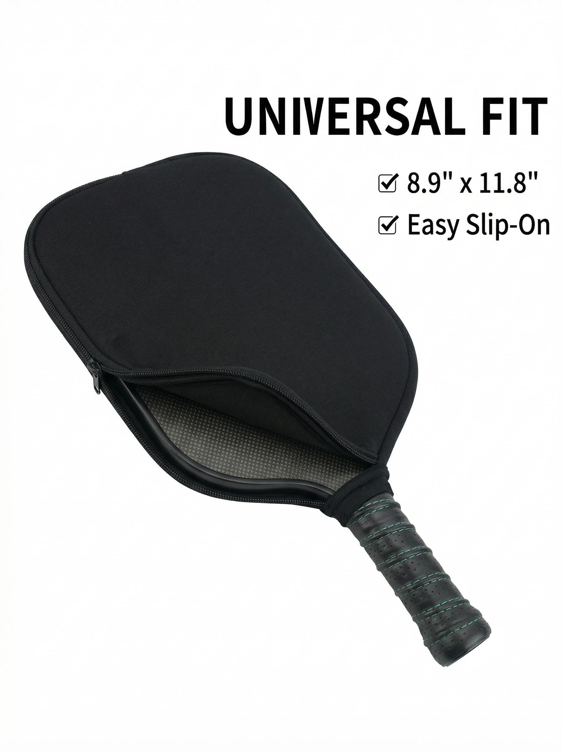 Durable Neoprene Pickleball Paddle Cover – Water-Resistant, Scratch-Proof Sleeve, Protective Racket Cover & Pickleball Protective Gear