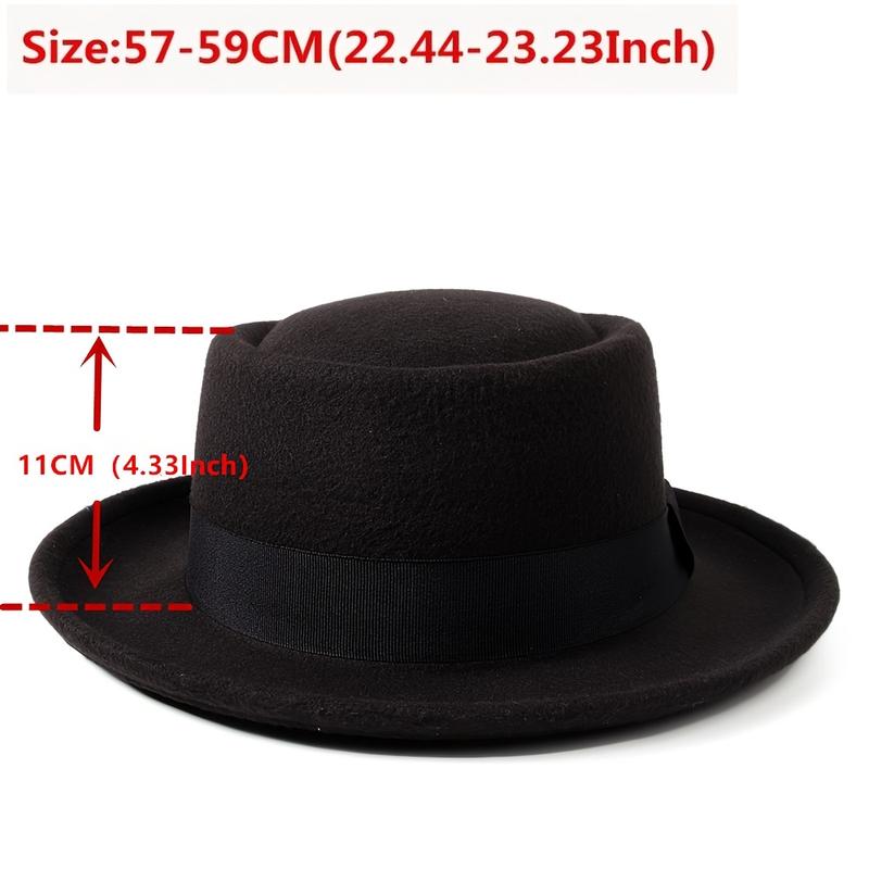 Be brave to climb outdoorsGentleman'S Flat- Hat, Street Fashion, Flat- Jazz Hat, Dad'S Rolled-Edge Flat- Hat, British Style Pork Pie Classic Hat.